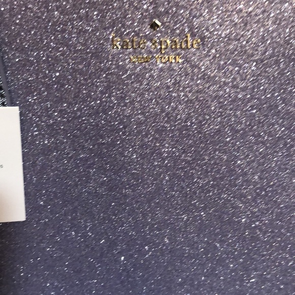 🎊🎉HOST PICK🎉🎊 NWT Stunning Glittery Kate Spade ♠️ Lilac Frost Purse 👛 - Picture 14 of 17